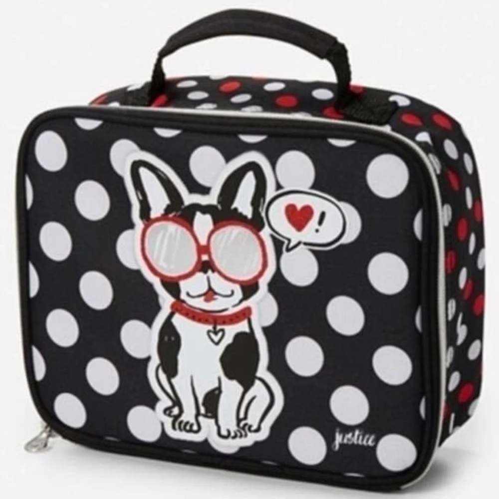 Justice Pawsitivity 2-Sided Puppy Dog Lunch Tote